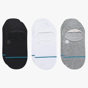 STANCE Unisex Combed Cotton No Show Light Cushion Socks - ICON NO SHOW (3 pack)